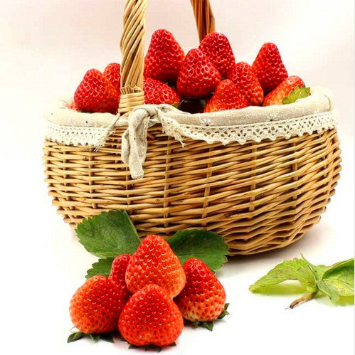 300Pcs Common Strawberry Bonsai Fragaria ananassa Milk strawberry Fruit Seeds bonsai potted plants indoor perennial fruit bonsai plant