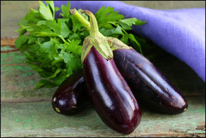 100pcs/bag Purple Round Eggplant Seeds Organic Eggplant Vegetable Seeds Bonsai Plants