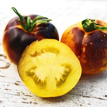 Load image into Gallery viewer, 200pcs Rare Tomato bonsai yellow &amp; black tomato plants vegetable seeds Organic non-transgenic high yield fruit and vegetables potted plant
