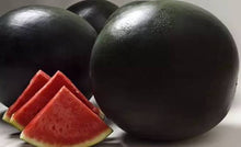 Load image into Gallery viewer, 30pcs/pack Glass Ball Watermelon Seeds bonsai Fruit Outer black inner red Fruit Delicious for garden bonsai plants
